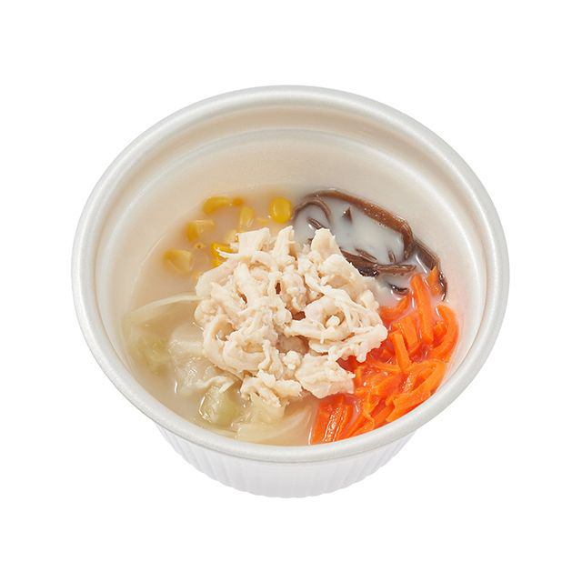 たんぱく質が摂れる鶏白湯スープ（春雨入り）